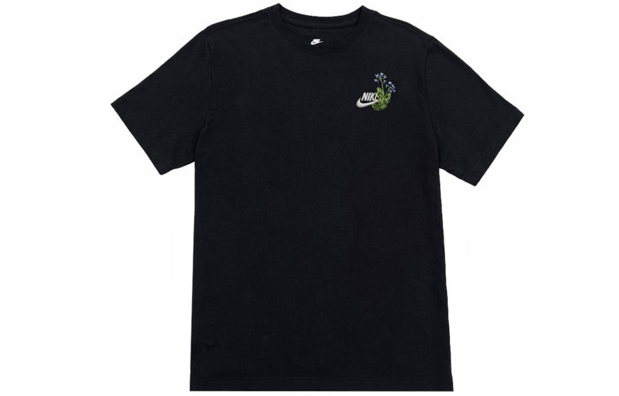 Nike Nike T Shirts Unisex Black Crew Neck Moderate Straight Fit