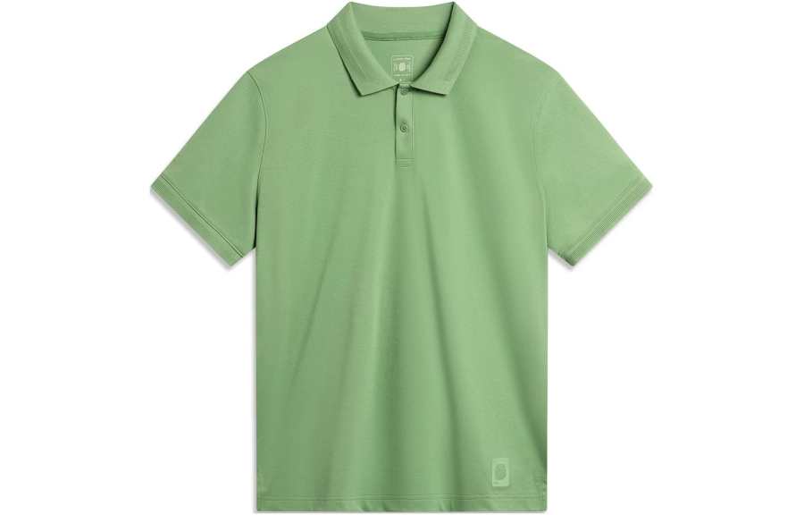 Li-Ning Li Ning Sports Life Collection Polo Shirt Men's Green Mountain