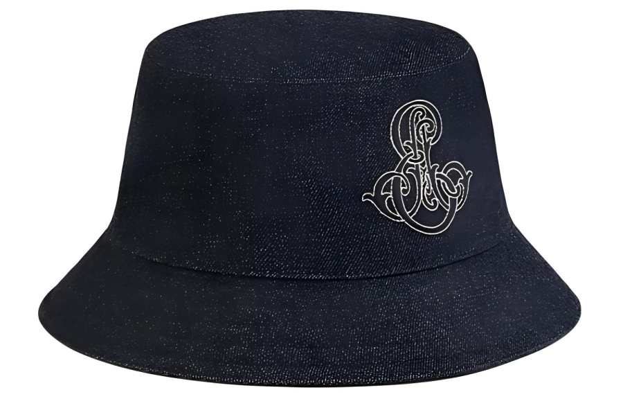HERMES HERMES Cotton Bucket Hats Women's Blue