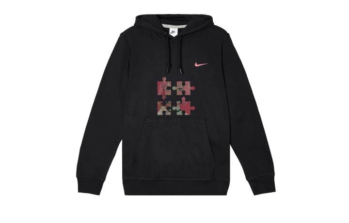 Nike Nike Sweatshirts Men's Black Hooded Thickened Other
