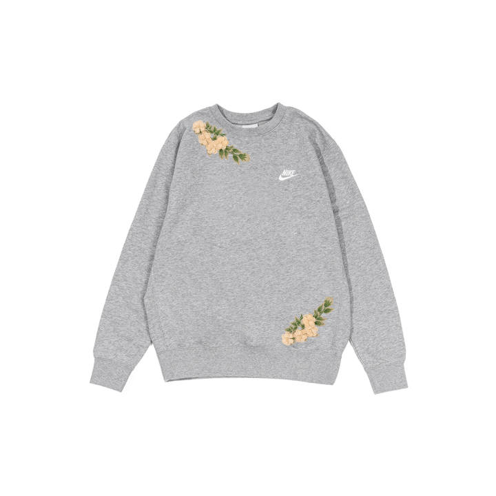 Nike Nike Sweatshirts Men's Gray Crew Neck Moderate Regular