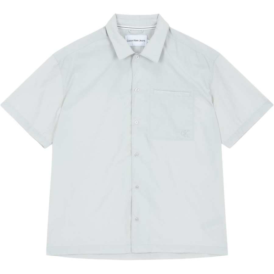 Calvin Klein Shirts Men's Gray Lapel Moderate Other