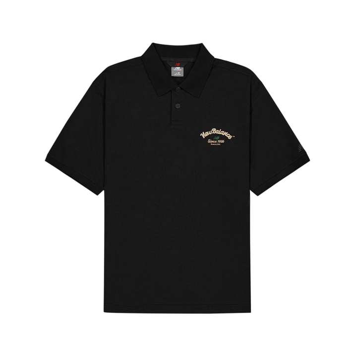 New Balance New Balance Polo Shirt Men's Black