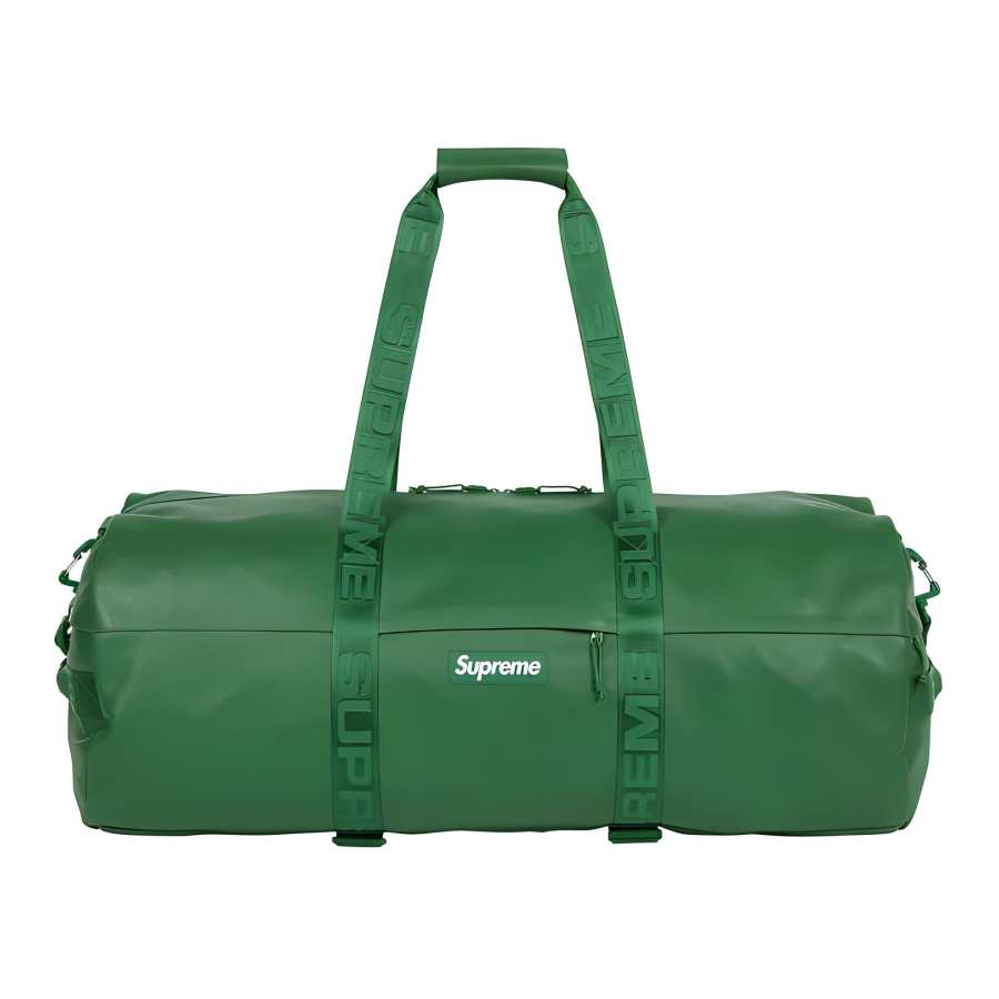 Supreme Supreme Cow Leather Travel Bag Unisex Green