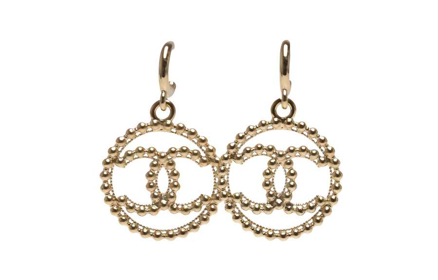 CHANEL CHANEL Earrings Women's Gold