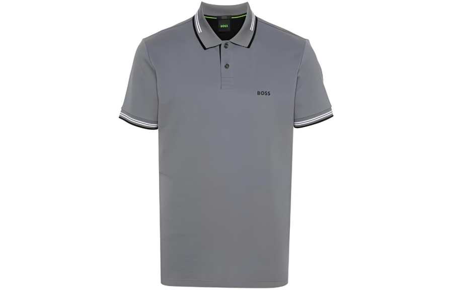 HUGO BOSS Logo-raised Polo Shirt