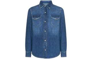 Alanui Shirts Men's Blue Lapel Moderate Shirt
