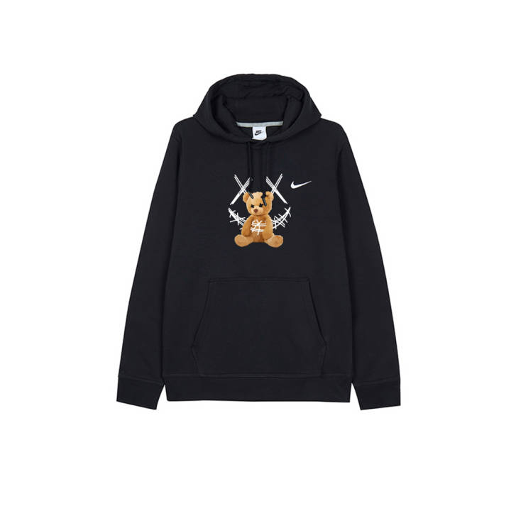 Nike Nike Sweatshirts Men's Black Hooded Moderate Regular