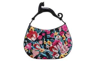 Lanvin Velvet Blended Fabric Hobo Bag, Shoulder Bag, Crossbody Bag, Handbag Women's Black
