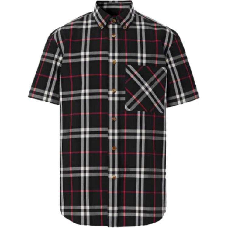 Burberry Shirt Men's Black Beige