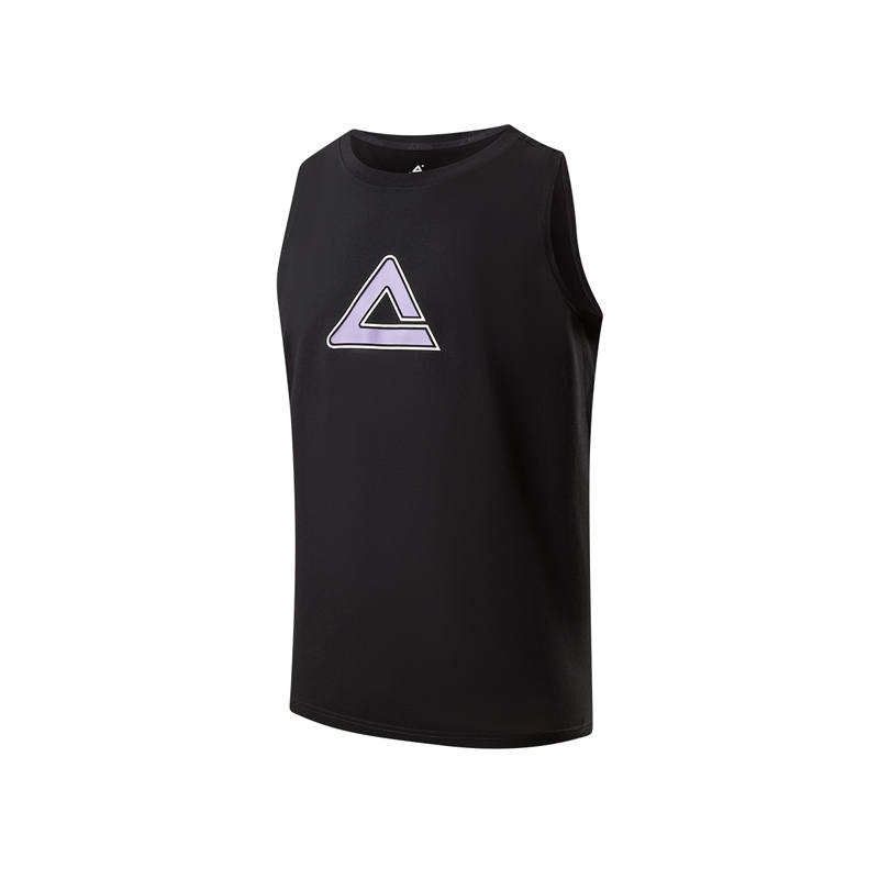 PEAK PEAK Tank Tops Men's Black Crew Neck Thin Other