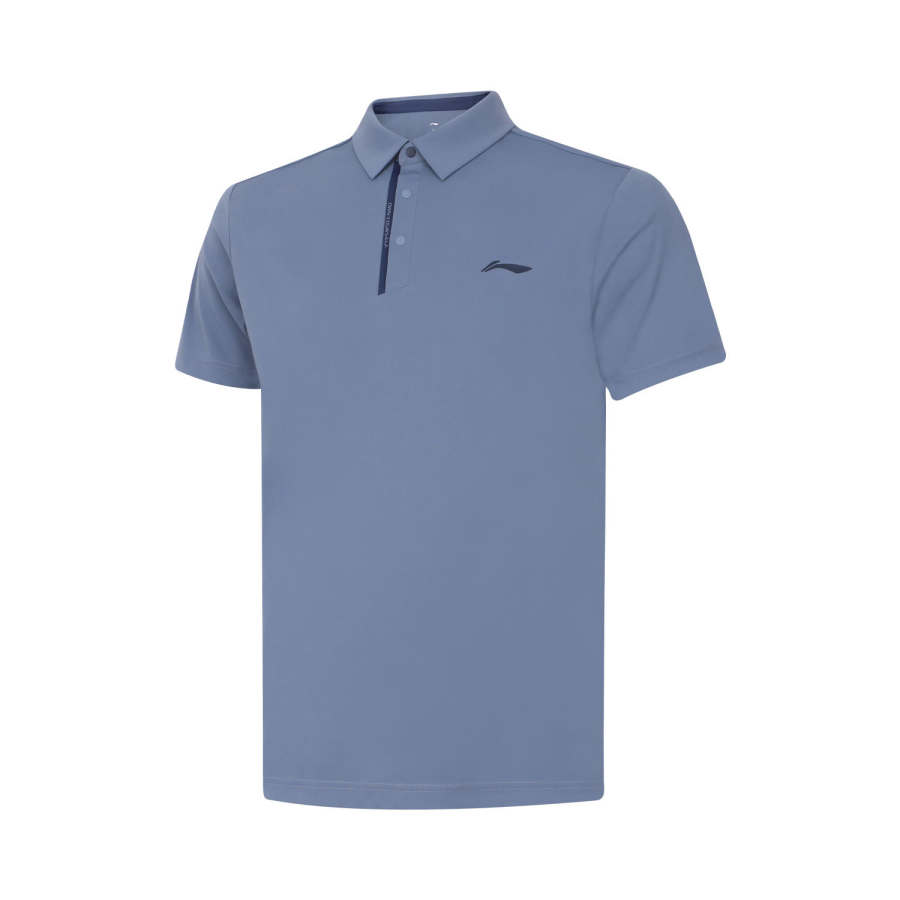 Li-Ning Li Ning Fitness Series Polo Shirt Men's Dusty Blue