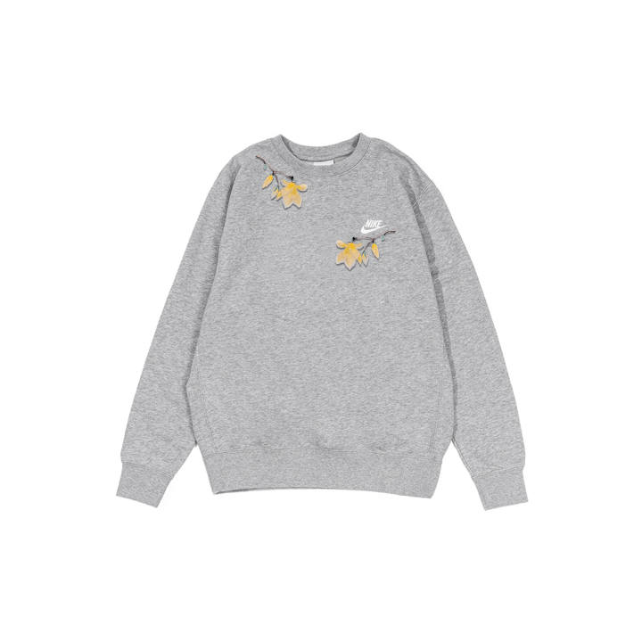 Nike Nike Sweatshirts Men's Gray Crew Neck Moderate Regular