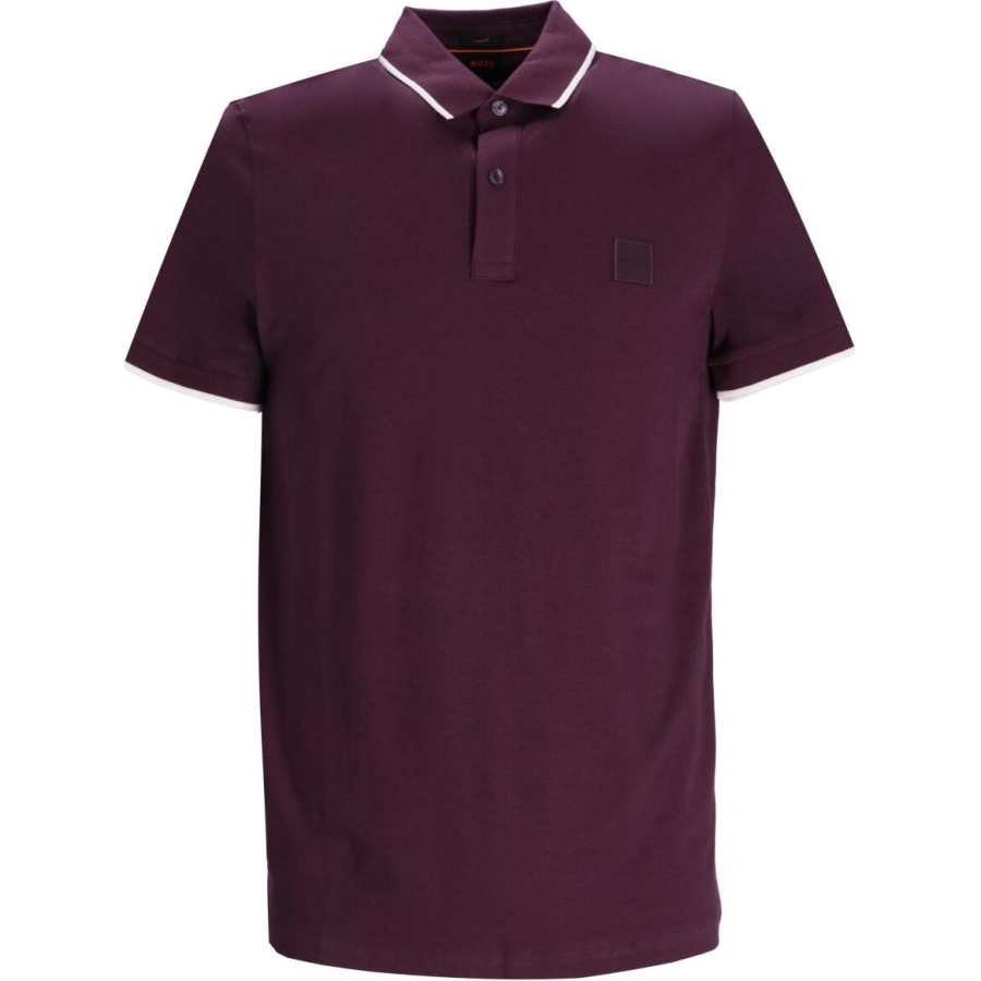 HUGO BOSS Polo Shirt Men's Burgundy
