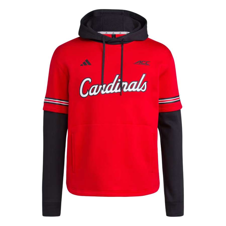 Adidas Adidas Free Shipping With AdiClub Louisville Cardinals Hooded Jersey
