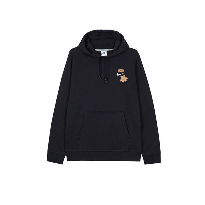 Nike Nike Sweatshirts Men's Black Hooded Moderate