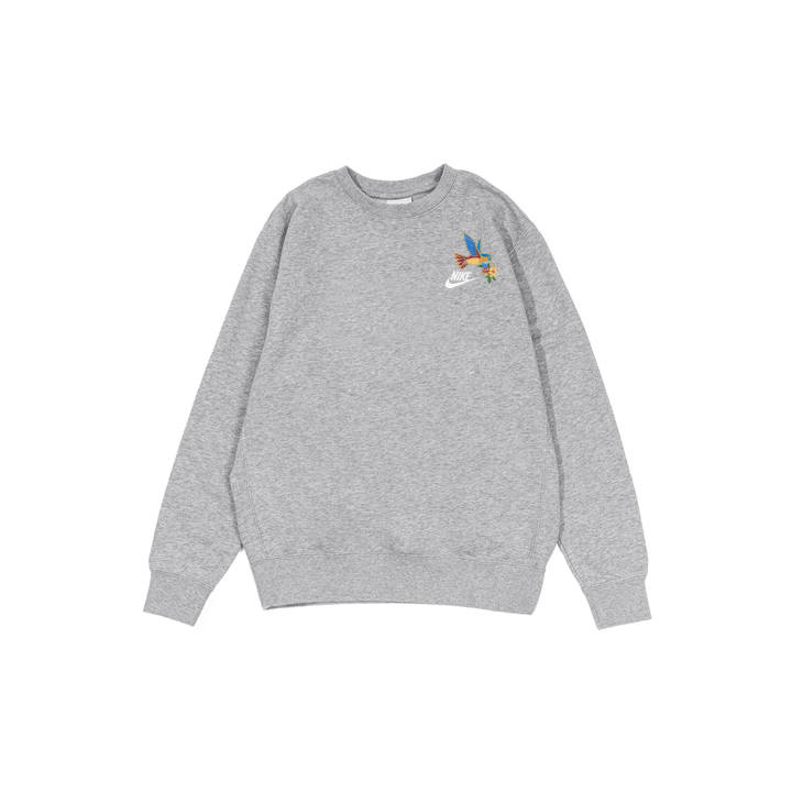 Nike Nike Sweatshirts Men's Gray Crew Neck Moderate Regular