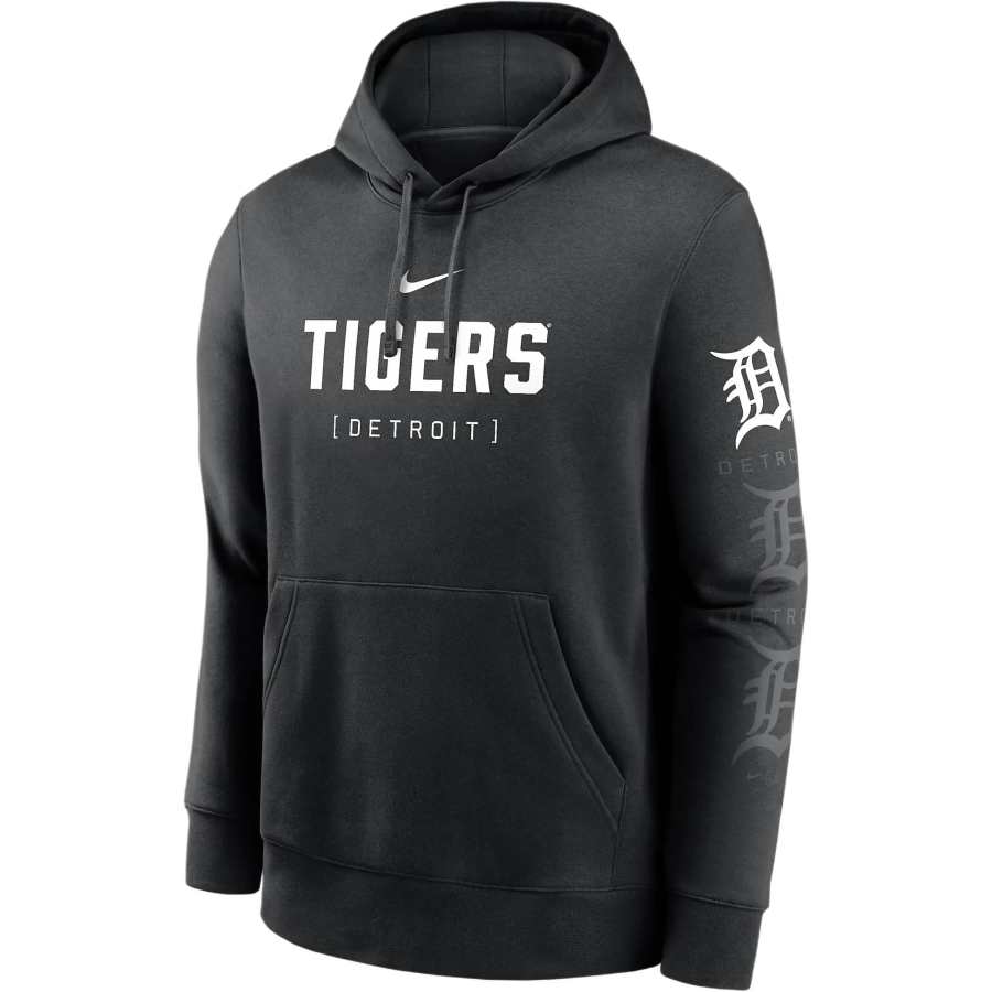 Nike Nike Detroit Tigers Fashion Club Men's Nike Mlb Pullover Hoodie