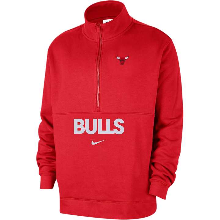 Nike Nike Chicago Bulls Club Courtside Men's Nike Nba 1/2-Zip Top