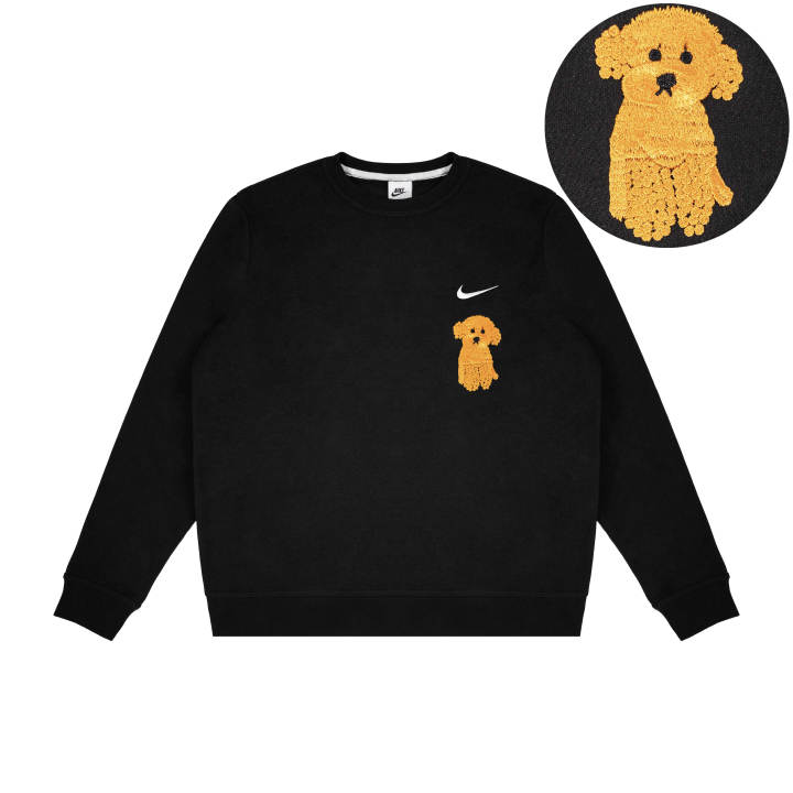 Nike Nike Sweatshirts Unisex Black Crew Neck Thickened Regular