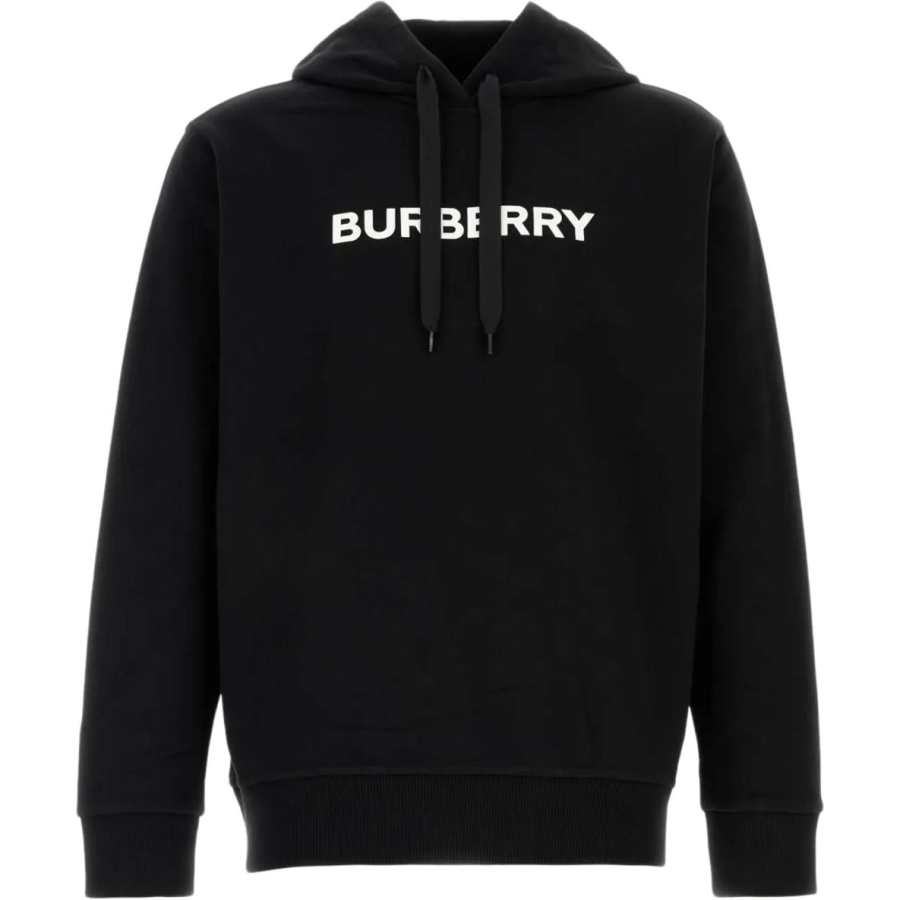 Burberry Burberry Logo Printed Drawstring Hoodie