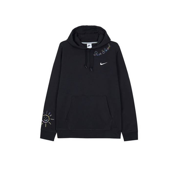 Nike Nike Sweatshirts Men's Black Hooded Moderate Regular