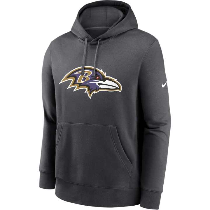 Nike Nike Baltimore Ravens Club Logo Men's Nike Nfl Pullover Hoodie