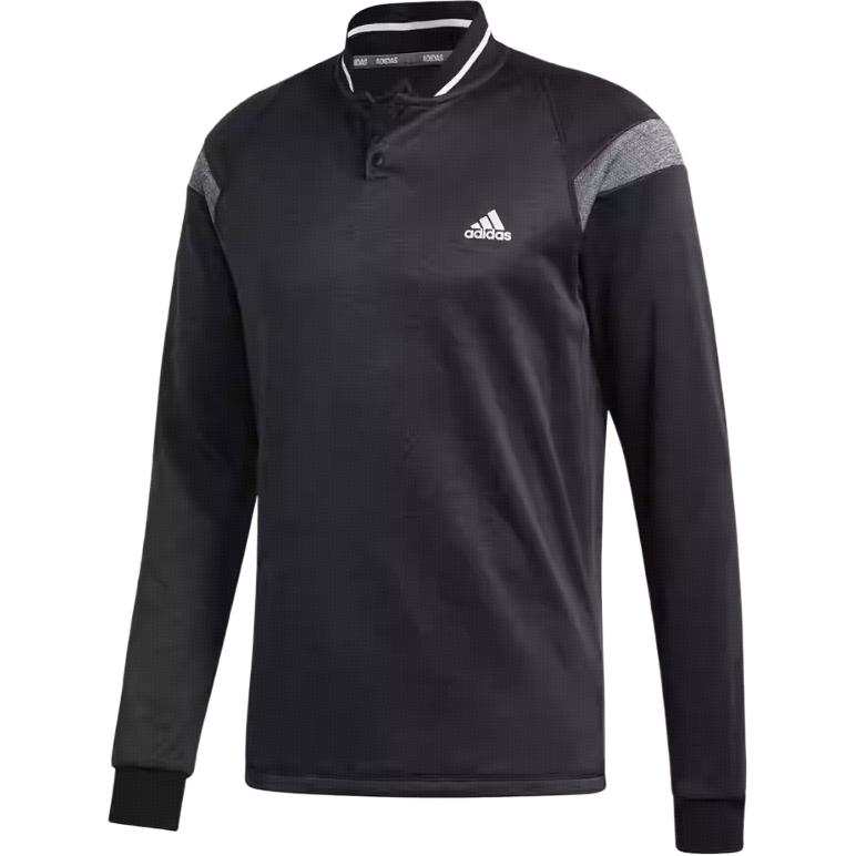 Adidas Adidas Sweatshirts Men's Black Baseball Collar Moderate