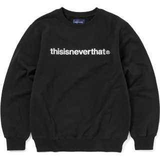 Thisisneverthat FW24 T Logo Crewneck Sweatshirt Unisex Black