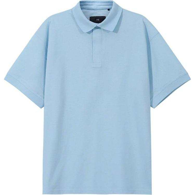 Y-3 Y 3 Logo rubberised Cotton Piqué Polo Shirt