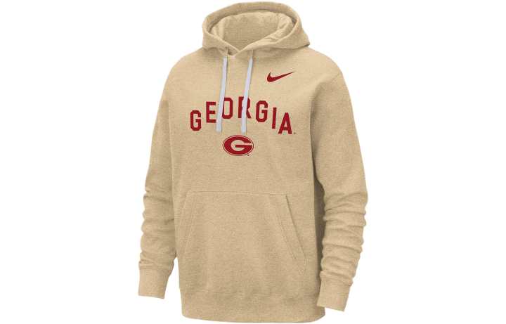 Nike Nike Georgia Club Fleece Sweatshirt Men's Sesame Gray
