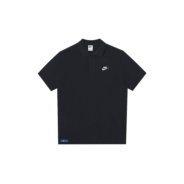 Nike Nike Polo Shirts Unisex Black Polo Collar Moderate Straight Fit