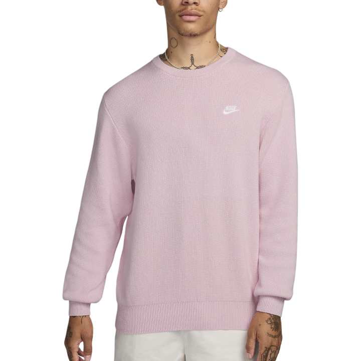 Nike Nike Men's Crew Neck Jumper Sweatshirt Men's Pink