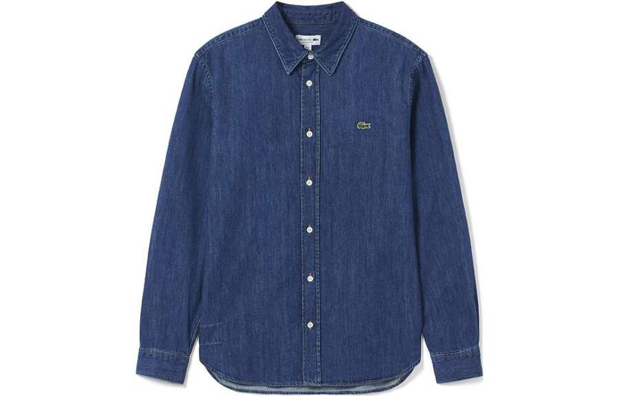 LACOSTE LACOSTE Shirts Men's CDZ/Blue Moderate