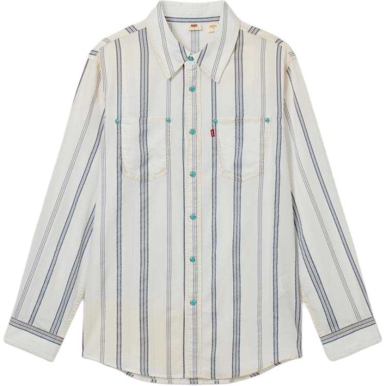 Levis Levis Shirts Men's White Lapel Moderate