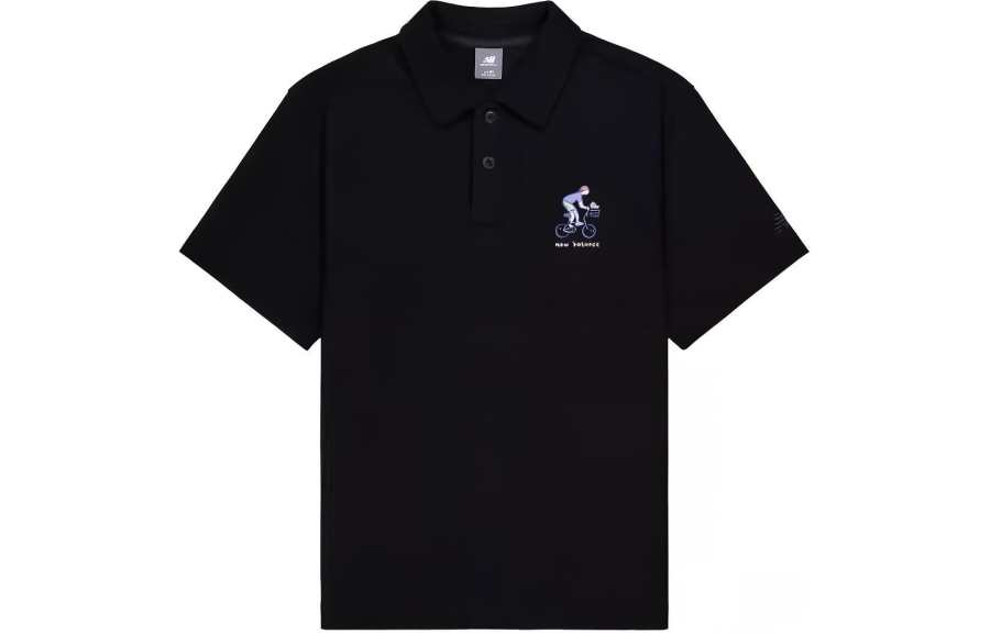 New Balance New Balance Polo Shirt Unisex Black