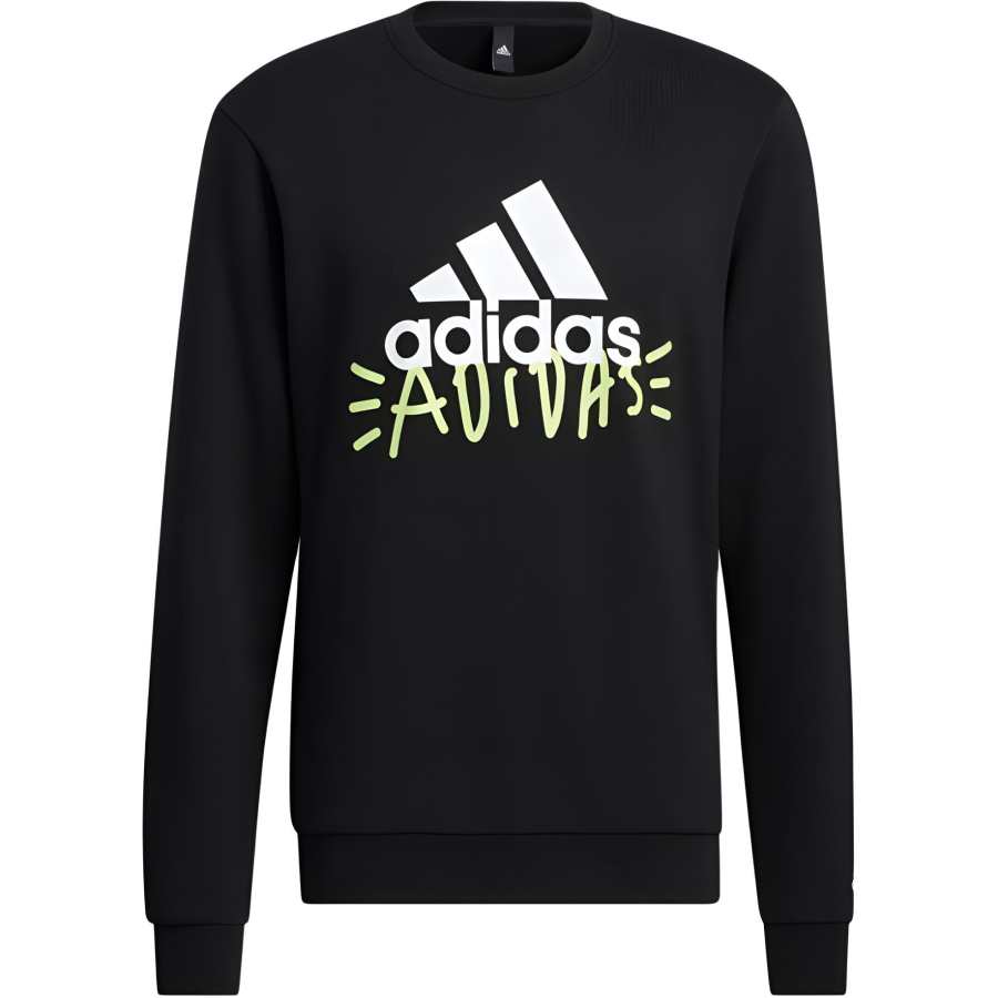 Adidas Adidas DOODLE BADGE Of SWEATSHIRT American Sweatshirt Men's Black