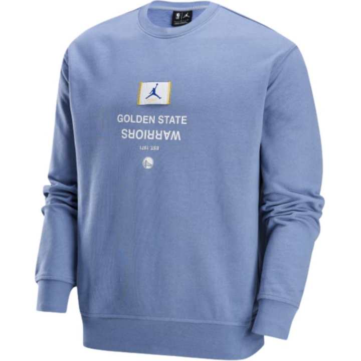 Jordan Jordan x NBA Courtside Golden State Warriors Sweatshirt Men's Slate Gray