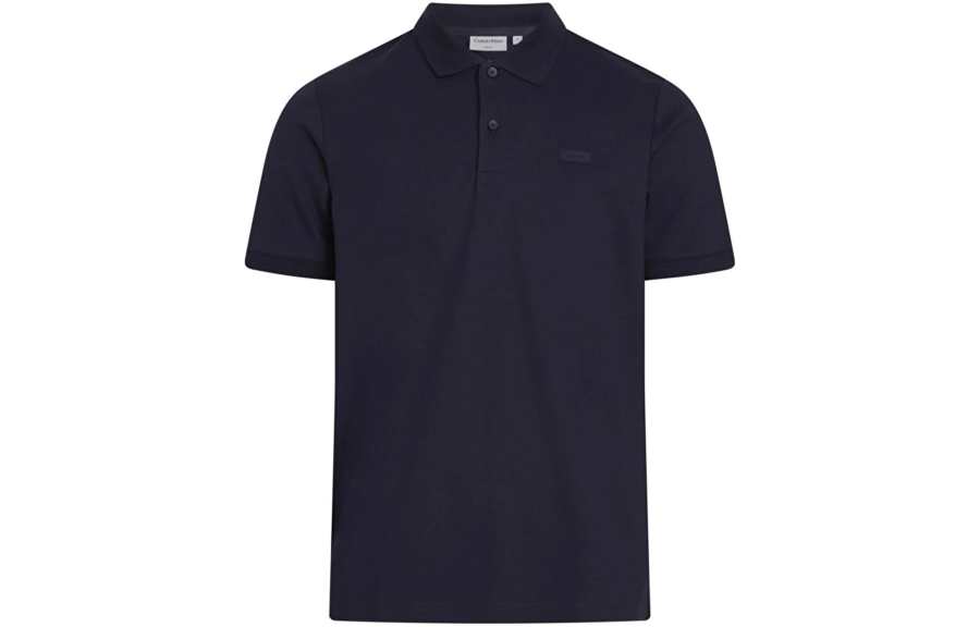 Calvin Klein Logo patch Cotton Polo Shirt