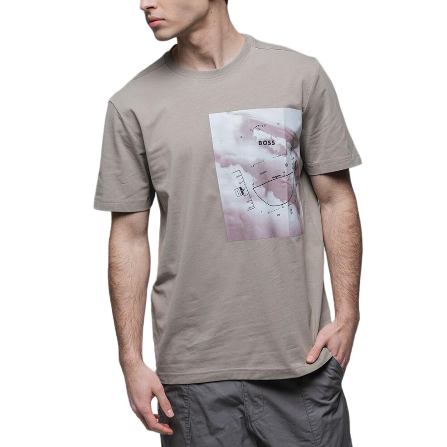 HUGO BOSS SS25 T Shirt Men's Beige