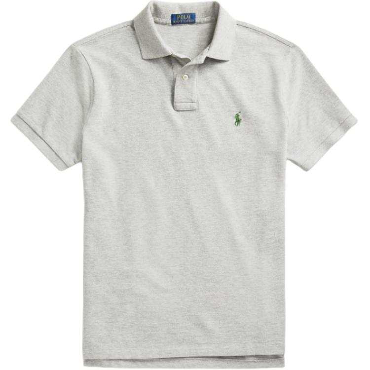 Polo Ralph Lauren Polo Shirt Custom Slim Fit Men's Gray