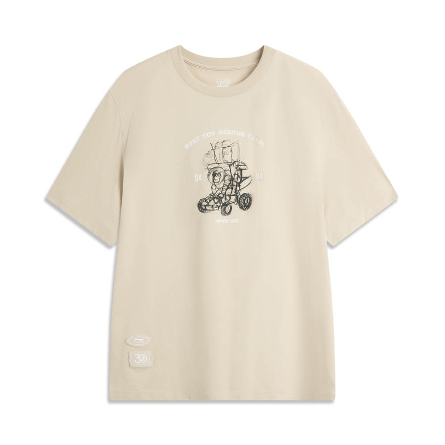 Li-Ning Li Ning x Disney T Shirt Men's Coast Gray