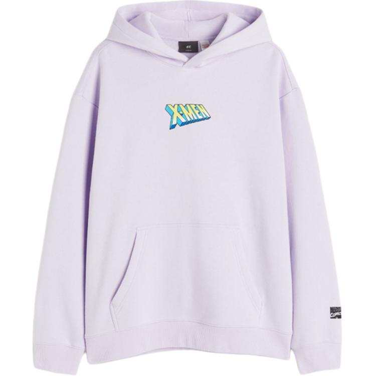 H&M H&M Sweatshirt Men's Purple/X Men