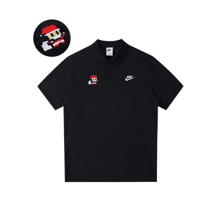 Nike Nike Polo Shirts Unisex Black Moderate Straight Fit