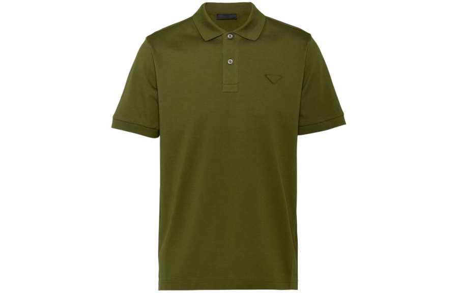 PRADA Prada Triangle-Logo Short-Sleeved Polo Shirt