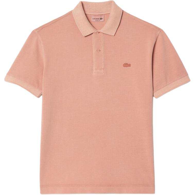 LACOSTE Polo Shirts Unisex Pink Polo Collar Moderate Other