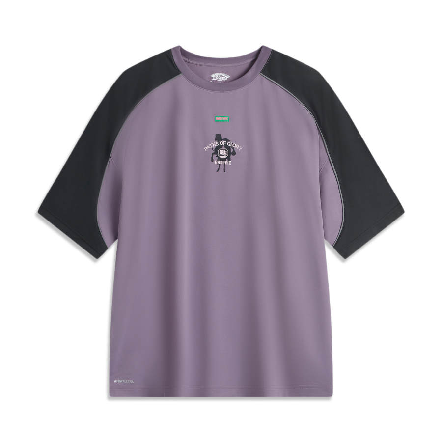 Li-Ning Li Ning T Shirt Men's Dark Purple Black