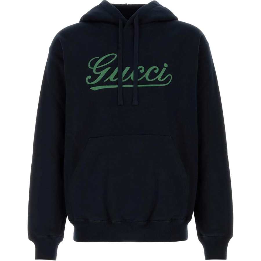 GUCCI Logo Detailed Drawstring Hoodie