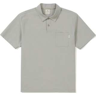 Snow Peak Polo Shirt Men's Lime Gray