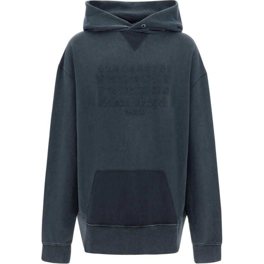 Maison Margiela Logo Embroidered Reverse Hoodie